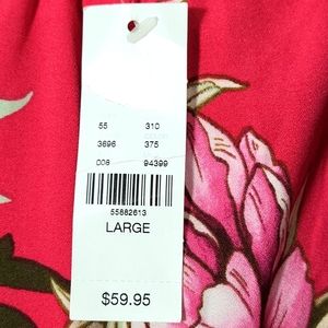 New York and Company Floral Palazzo Pant